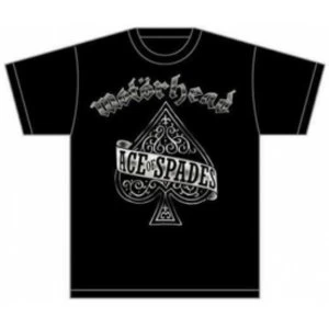 Image of Motorhead Ace of Spades B&W Tattoo Mens T Shirt: Medium