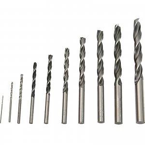 Image of Black and Decker X56043 10 Piece Hi Tech HSS-CNC Metal Drill Bit Set