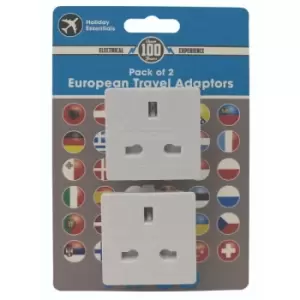 Image of European Travel Adaptors Pack of 2