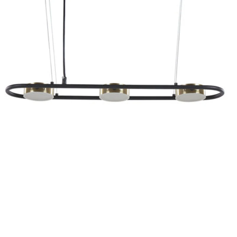 Image of Beliani LED Pendant Lamp Mali Metal Black