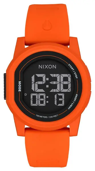 Image of Nixon A1370-5194-00 Disk (39mm) Digital Dial / Orange Watch