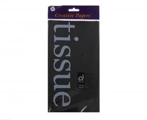 Image of Creative Tissue Paper Pack of 10 Black