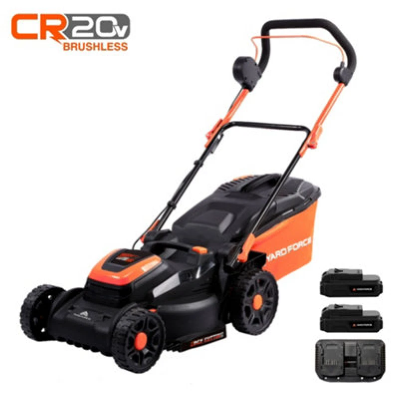 Image of Yard Force LM C40B 40V 4.0Ah (2x20V) Cordless Lawnmower, Orange LM C40B-UK