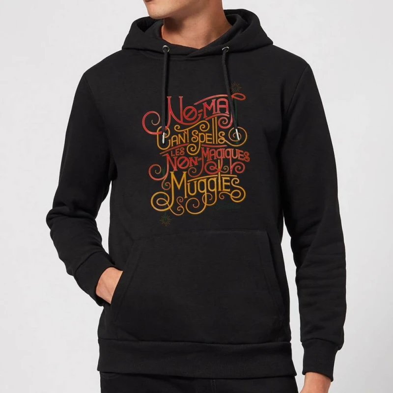 Image of Fantastic Beasts No-Maj Hoodie - Black - L