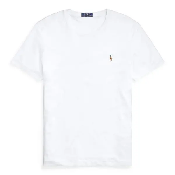 Image of Polo Ralph Lauren Pima Cotton T Shirt - White XS