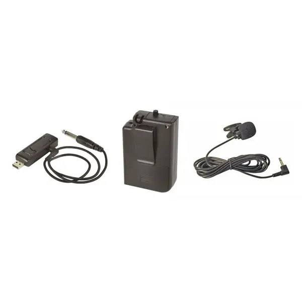 Image of QTX USB Powered Lavalier Wireless Microphones Complete Kit UHF Kit 863.2MHz AVS-218013