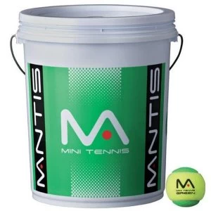 Image of MANTIS Stage 1 Green Tennis Balls Bucket 6 Dozen