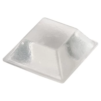 Image of R-TECH 310009 PU Square Protective Feet 20.5 x 20.5 x 7.5 - Clear ...