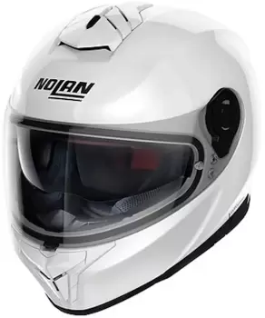 Image of Nolan N80-8 Classic N-Com Helmet, white Size M white, Size M