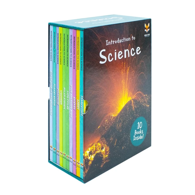 Image of BOOKS4PEOPLE Children Introduction To Science For Beginners (Series 2) 10 Hardback Book Collection Set: (Energy, Life Cycles, Light, Magnetism,