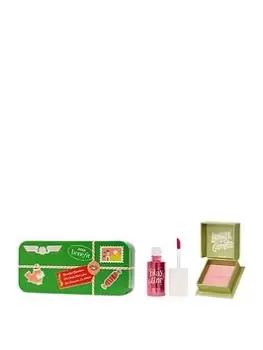 Image of Benefit Pretty Pink Postage Lip & Cheek Tint & Blusher Gift Set