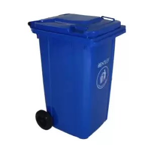 Image of Charles Bentley 240 Litre Wheelie Bin - Blue