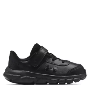 Image of Under Armour Assert 8 Junior Boys Trainers - Black