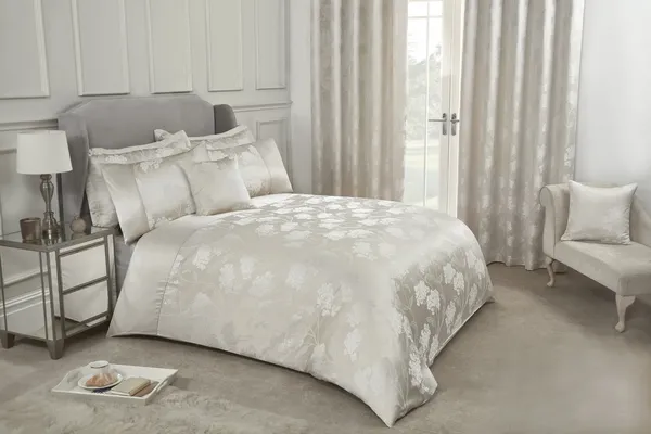Image of Emma Barclay Blossom Duvet Set Single Bed Cream BLMSBCRM
