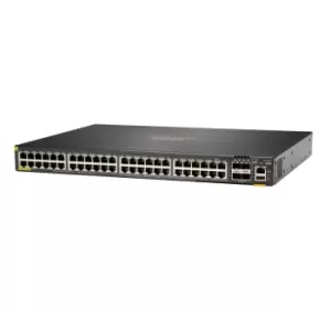 Image of HPE Aruba 6200F 48G Class4 PoE 4SFP+ 370W - Managed - L3 - Gigabit Ethernet (10/100/1000) - Power over Ethernet (PoE) - Rack mounting - 1U (JL727A)