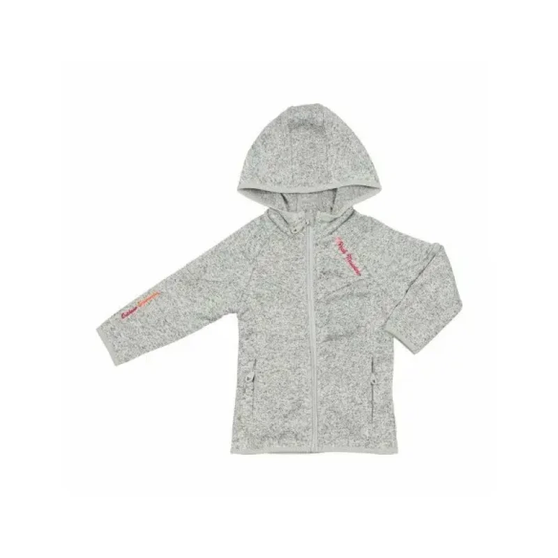 Image of Peak Mountain Girl's fleece sweatshirt Peak Mountain Fatora Gris Female 4 ans FATORA/WZ/1-GRIS