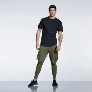 Image of Everlast Flock T Shirt Mens - Black