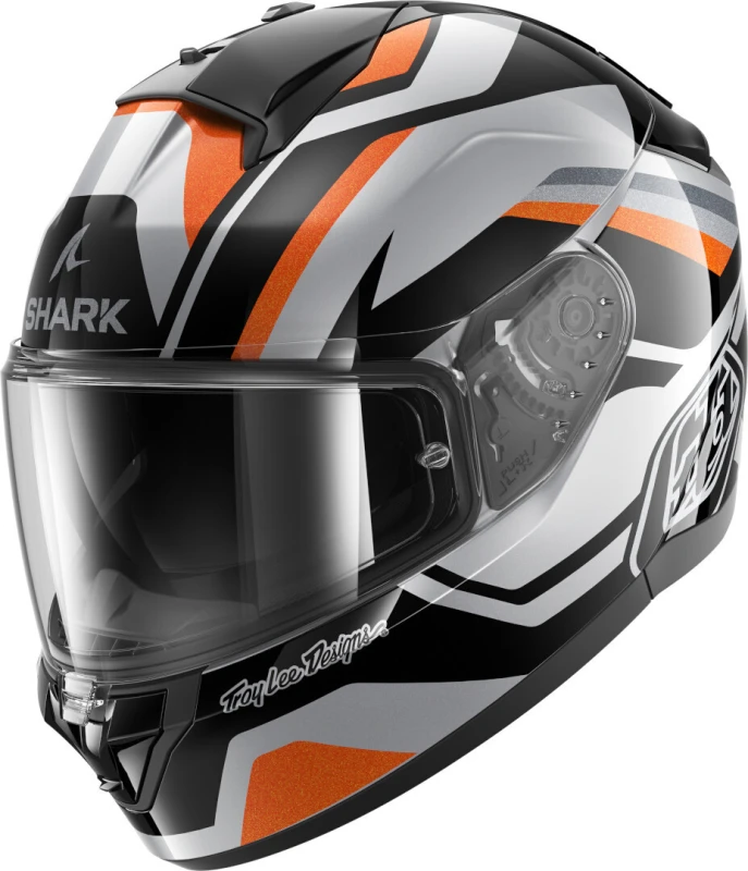 Image of Shark Ridill 2 Apex Helmet, black-orange-silver, Size L for Men