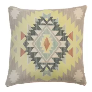 Image of Gallery Interiors Arkes Global Diamond Cushion Multi Colour