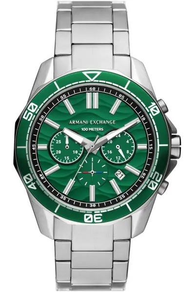 Image of Armani Exchange Gents Armani Exchange Chronograph Stainless Steel Watch AX1957