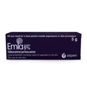 Image of Emla Cream 5% 5g Tube (No Dressings)