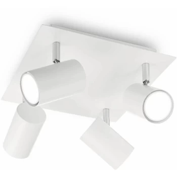 Image of Ideal Lux Spot - 4 Light Ceiling Light White