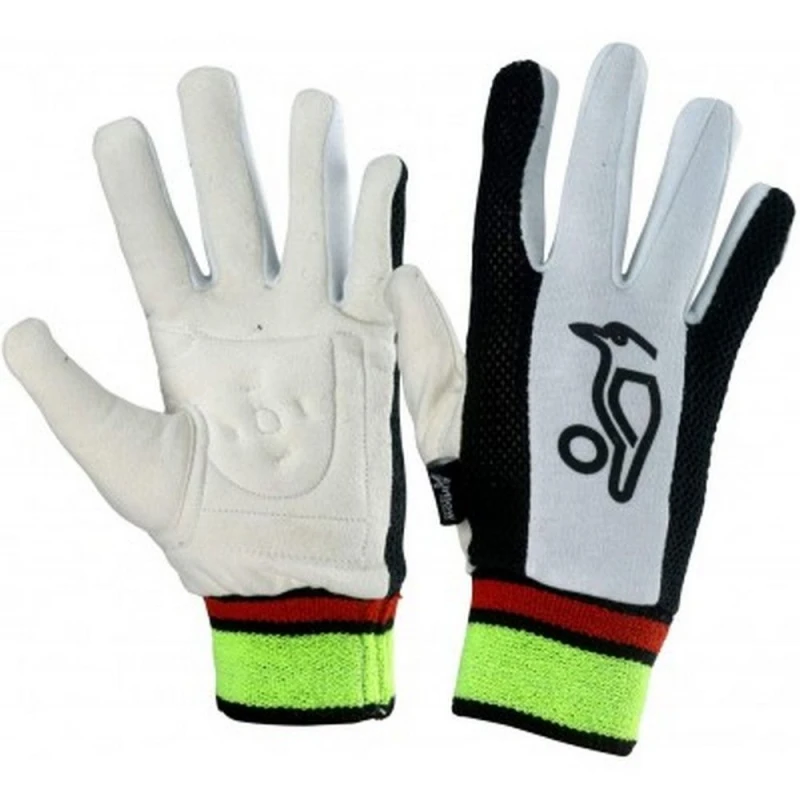 Image of Kookaburra Padded Chamois Wicket Keeping Inner Gloves in White White Unisex One Size