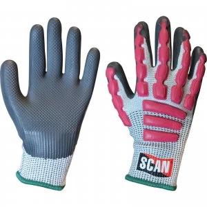 Image of Scan Anti Impact Latex Cut 5 Gloves M