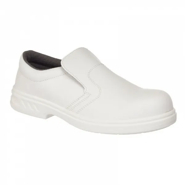 Image of Portwest Compositelite Slip On Safety Trainers FD62WHR45 Colour: White