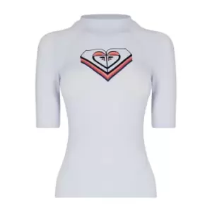 Image of Roxy Short Sleeve Rashvest Womens - White