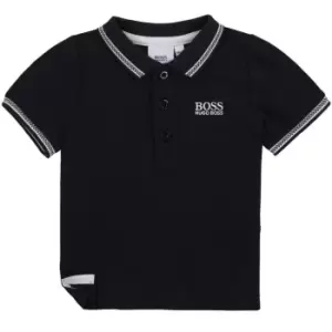 Image of Boss Baby Boys Embroidered Polo Shirt - Black