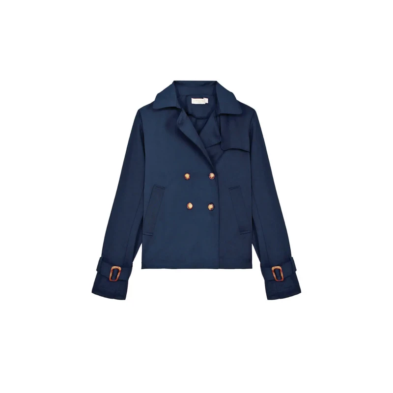 Image of La Petite Etoile Womens coat La Petite Etoile Vierra Bleu Female 38