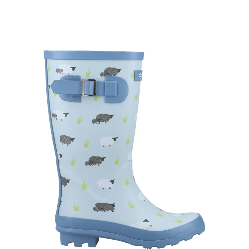 Image of Cotswold Farmyard Junior Wellington Blue male 4 (37)