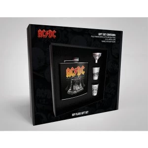 Image of AC/DC - Hells Bells Hip Flask Gift Set