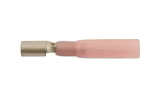 Image of Heatshrink Female Bullet Terminal Pk 25 - Red Connect 30699