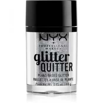 Image of NYX Professional Makeup Glitter Quitter Plant-Based Silver