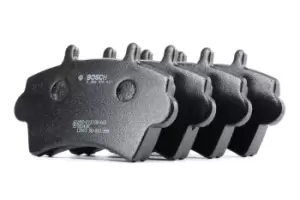 Image of Bosch Brake pad set 0 986 494 031 Brake pads,Brake pad set, disc brake OPEL,RENAULT,NISSAN,Movano Kastenwagen (X70),Movano Bus (X70)