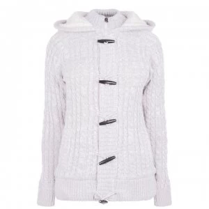 Image of SoulCal Toggle Knit Jacket Ladies - Ecru