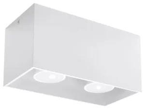 Image of 2 Light Ceiling White, GU10