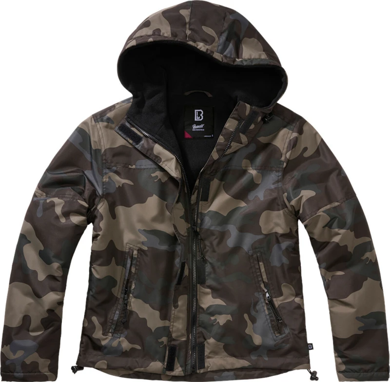 Image of Brandit Ladies Windbreaker Front Zip Windbreaker dark camo S Women