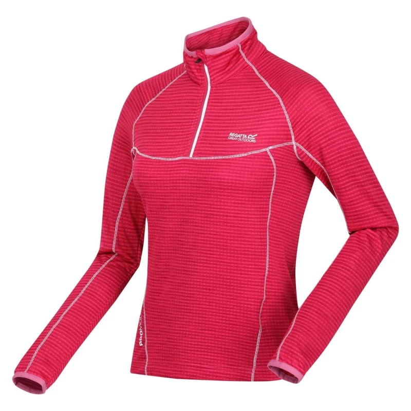 Image of Regatta Yonder Half-Zip Top - Pink Pink 12