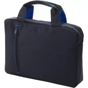 Image of Bullet Detroit Conference Bag (Pack Of 2) (33.5 x 6 x 24cm) (Solid Black/Royal Blue)