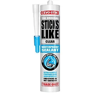 Image of Evo-Stik Sticks Like Waterproof Sealant Clear 290ml