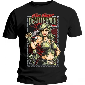 Image of Five Finger Death Punch - Assassin Unisex XX-Large T-Shirt - Black