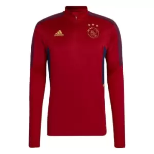 Image of adidas Ajax Amsterdam Condivo 22 Training Top Mens - Team Victory Red