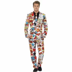 Image of Comic Strip Suit Medium 38-40