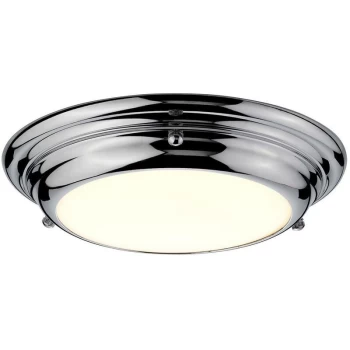 Image of Welland - 1 Light Mini LED Flush Light - Polished Chrome - Elstead