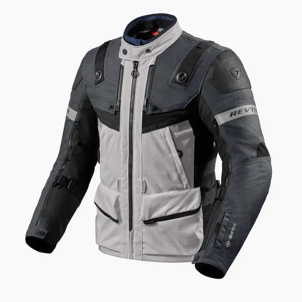 Image of REV'IT! Defender 3 GTX Jacket Silver Anthracite Size L