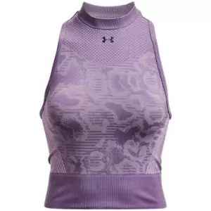 Image of Under Armour Sleeveless Crop Vest Womens - Pink