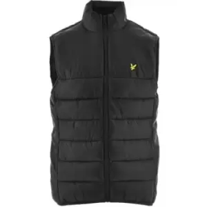 Image of Lyle and Scott Black Wadded Gilet